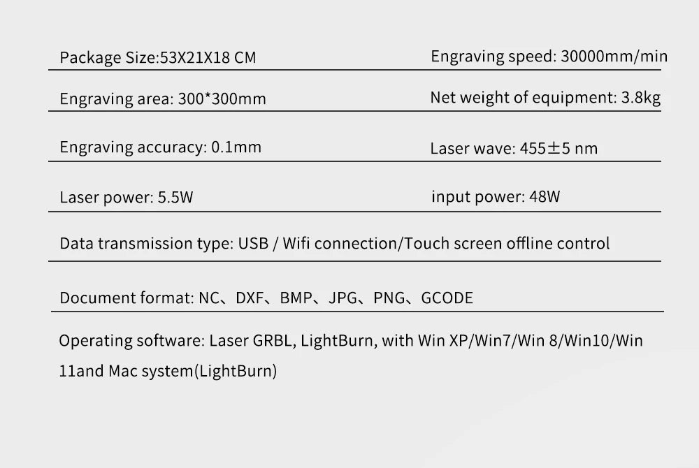 Metal Laser Engraving Cutting Machine With Wifi Offline Control
